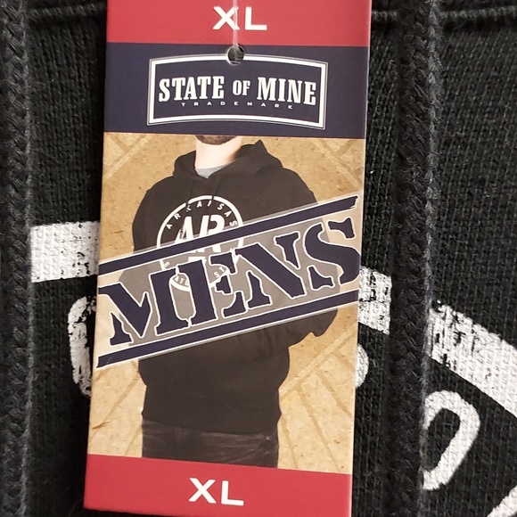 NWT State Of Mine North Carolina The Tar Heel State Fleece Lined Hoodie Mens XL - Picture 10 of 13